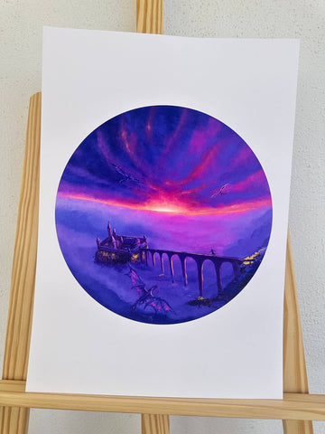 Crossing the Parapet Fine Art Print