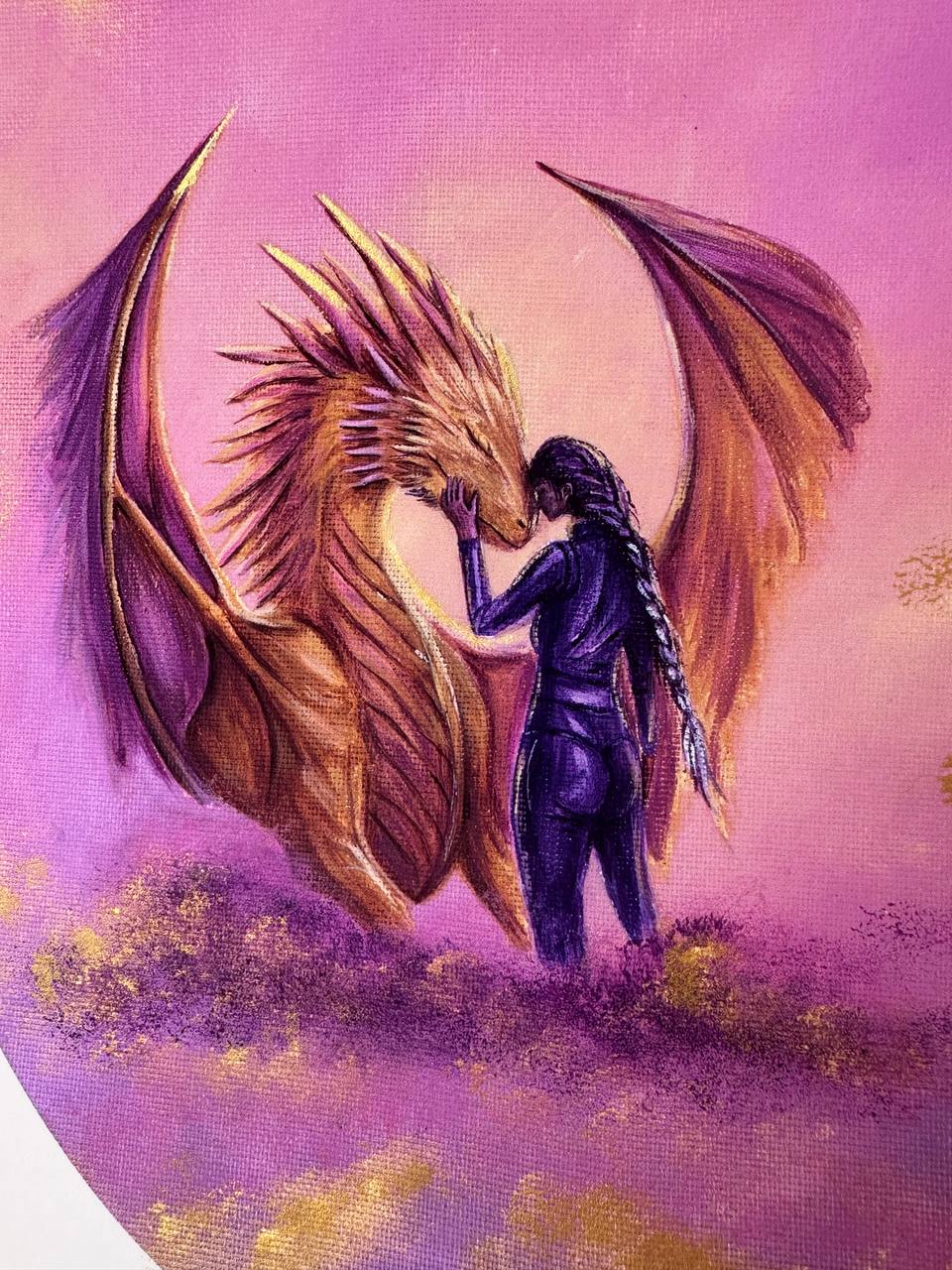 I Was Waiting For You Fine Art Print (Golden Touched)