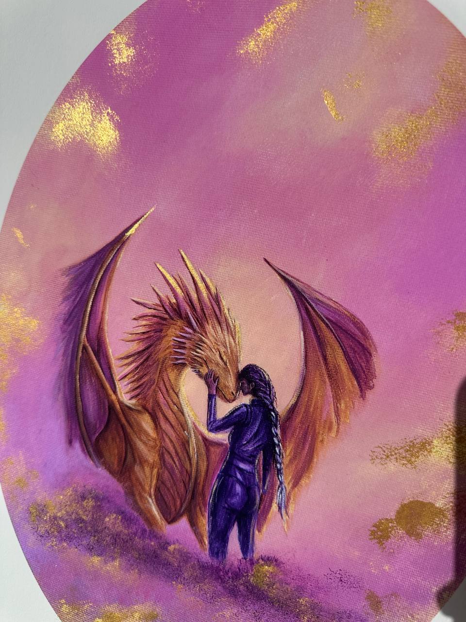 I Was Waiting For You Fine Art Print (Golden Touched)