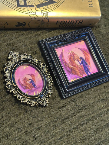 I Was Waiting For You Framed Mini Print (Golden Touched)