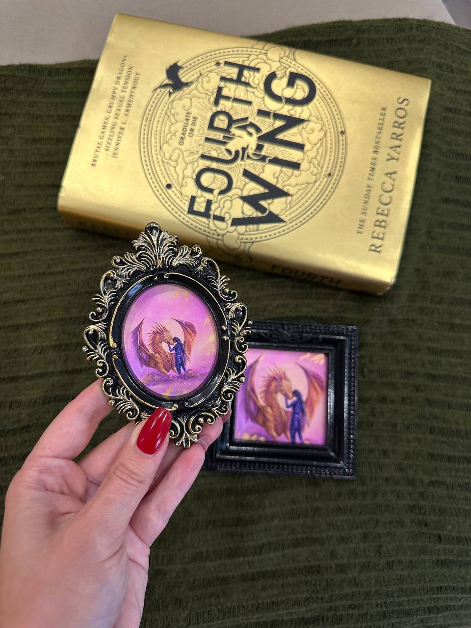 I Was Waiting For You Framed Mini Print (Golden Touched)