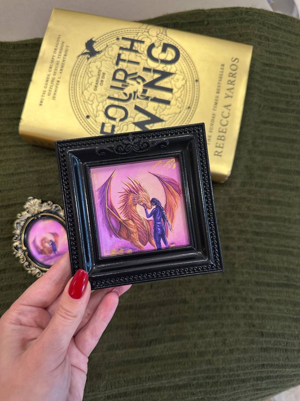 I Was Waiting For You Framed Mini Print (Golden Touched)