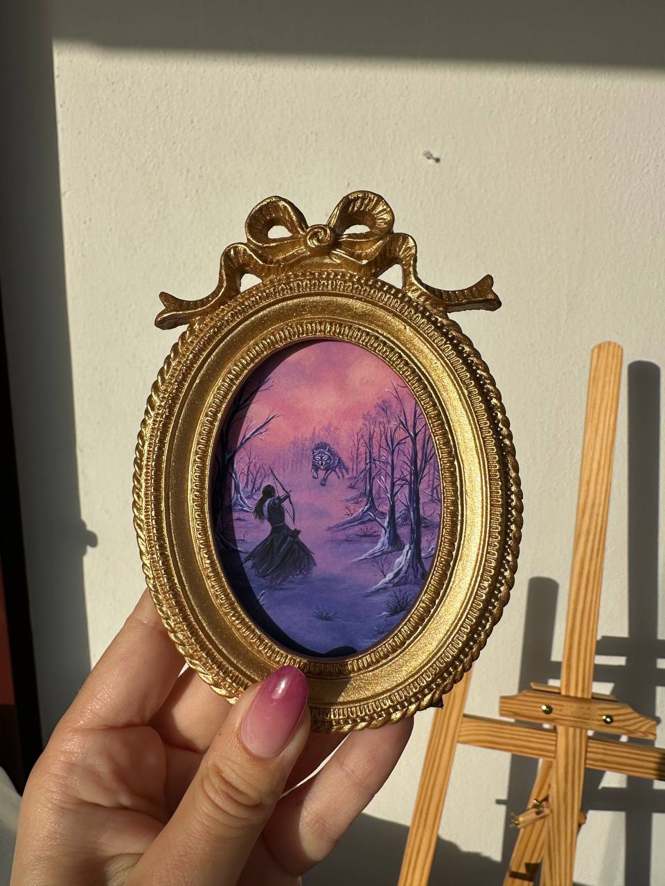 And The Story Begins Framed Mini Print