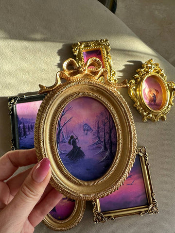 And The Story Begins Framed Mini Print