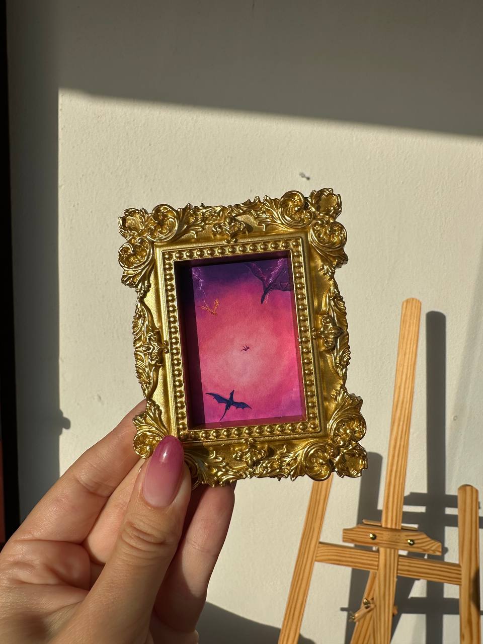 You will not die Today Framed Mini Print