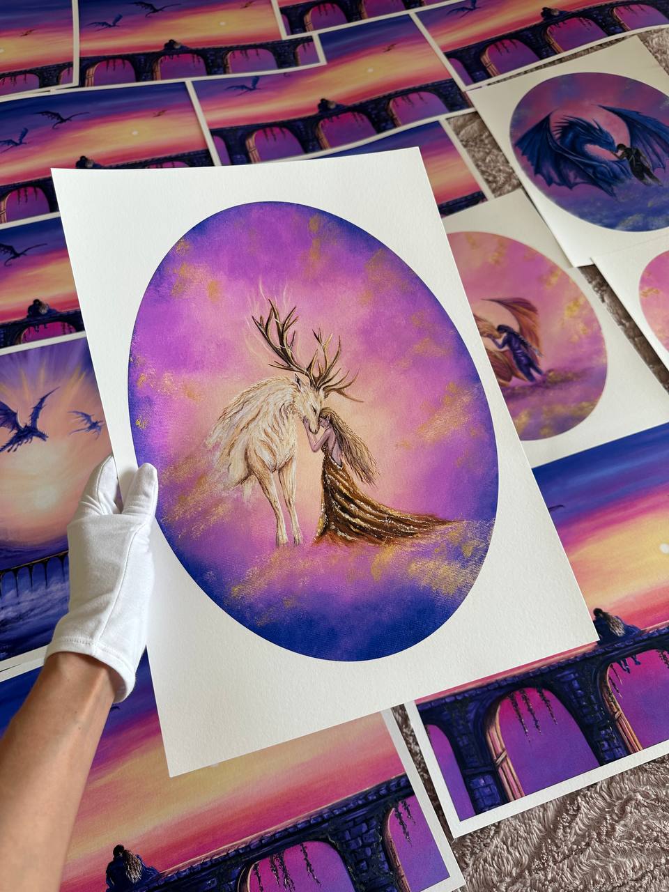 Guiding Star Fine Art Print (Golden Touched)