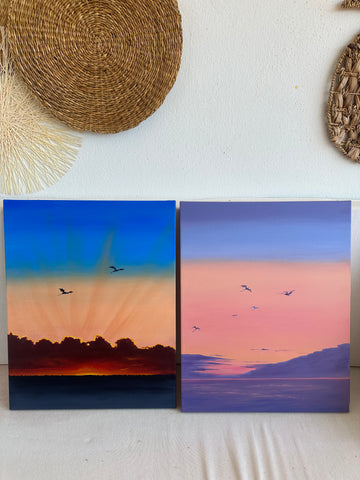 (Diptych) Before Battle and Solitude